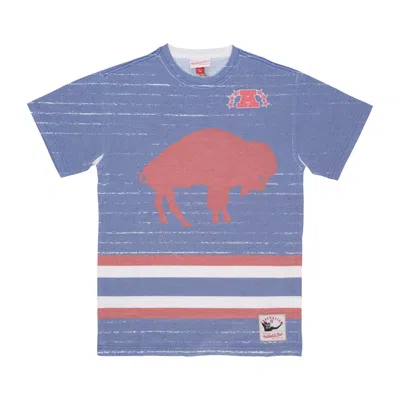 Mitchell & Ness Men's T-shirt Nfl Jumbotron 3.0 Sublimated Tee Bufbil In Blue