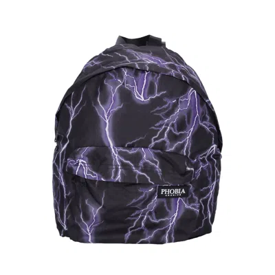 Phobia Men's Lightning Backpack Black/purple