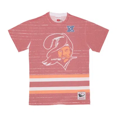 Mitchell & Ness Men's T-shirt Nfl Jumbotron 3.0 Sublimated Tee Tambuc In Brown