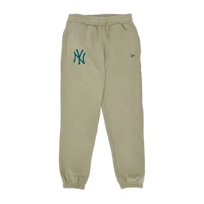 New Era Men's Sweatpants Mlb Emb Logo R Jogger Neyyan Washed Khaki In Green