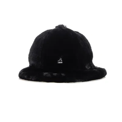 Kangol Men's Bucket Hat Faux Fur Casual Black