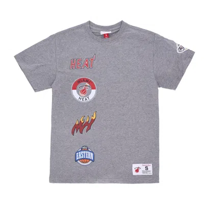 Mitchell & Ness Men's T-shirt Nba Hometown Tee Miahea Gray Heather In Gray