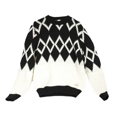 Shoeshine Men's Patterned Wool Knitted Sweater
