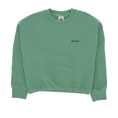 Element Cornell 3.0 Crewneck Women's Lightweight Cropped Sweatshirt Foliage Green