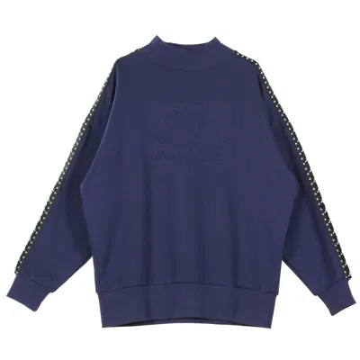 Kappa Authentic Alef Men's Crewneck Sweatshirt In Blue