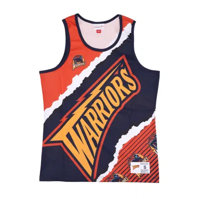 Mitchell & Ness Men's Basketball Tank Top Nba Jumbotron 2.0 Mesh Tank Hardwood Classics Golwar In Multi