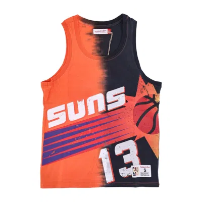 Mitchell & Ness Men's Nba Vertical Tie Dye Tank Hardwood Classics No 13 Steve Nash Phosun In Red