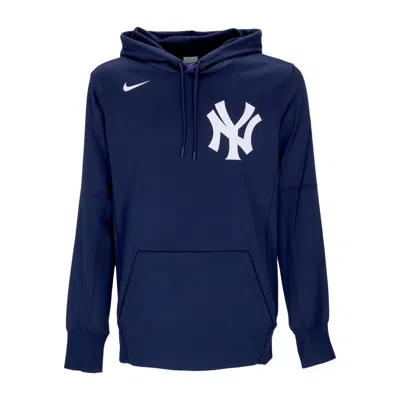 Nike-mlb Men's Hoodie Mlb Wordmark Therma Performance Pullover Hoodie Neyyan Midnight Navy