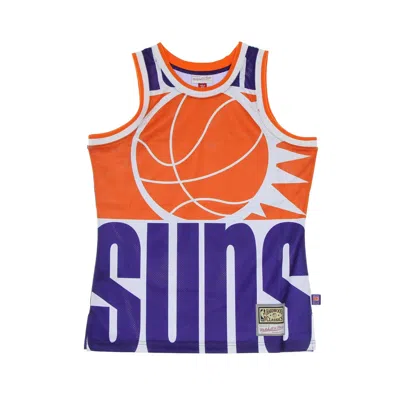 Mitchell & Ness Basketball Type Men's Tank Top Nba Big Face Blown Out Fashion Jersey Hardwood Classics Phosun Purple In Multi