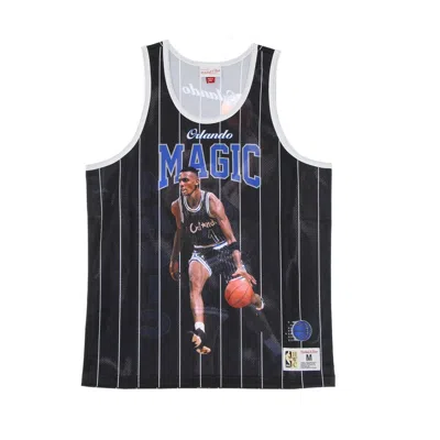 Mitchell & Ness Men's Basketball Tank Top Nba Behind The Back Tank Penny Hardaway Hardwood Classics Orlmag Black In Black