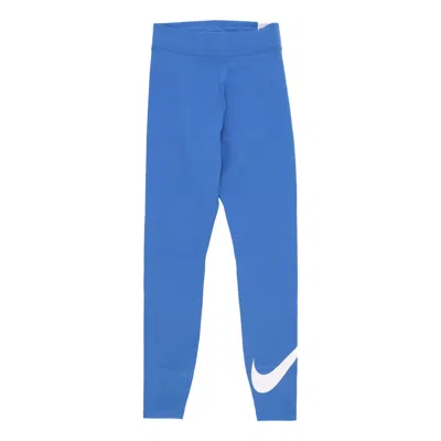 Nike Leggins Women W Sportswear Classics High Waisted Swoosh Legging Star Blue/sail