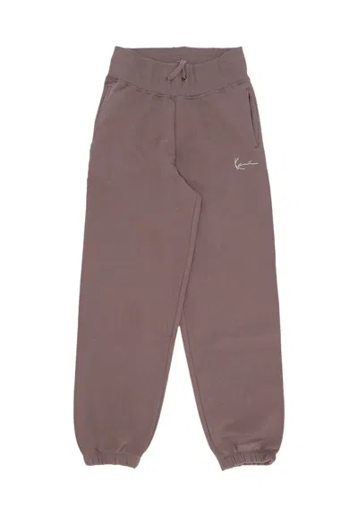 Karl Kani Women's Sweatpants Tracksuit Pant W Small Signature Essential Os Sweatpants Taupe