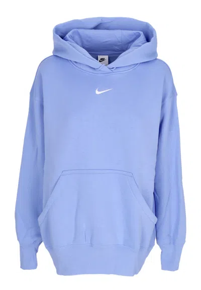 Nike Women's Hoodie W Sportswear Phoenix Fleece Oversized Pullover Hoodie Royal Pulse/sail