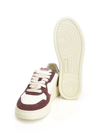 Autry Medalist Low Sneakers Bordeaux