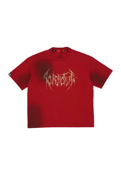 Acupuncture Men's T-shirt Thunderstroke Tee Red In Red