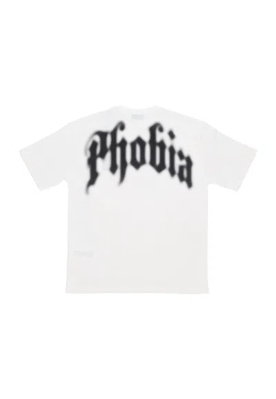 Phobia Men's T-shirt Foggy Logo Tee White In Gray
