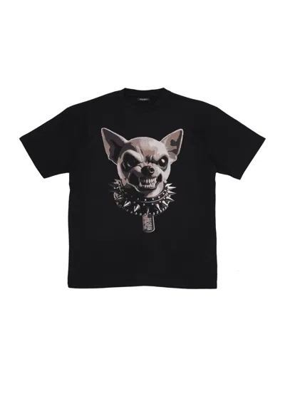 Phobia Men's Shirt Angry Dog Tee Black In Black