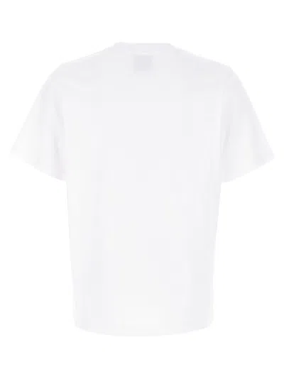 Casablanca Mountains Waves Print T-shirt In White