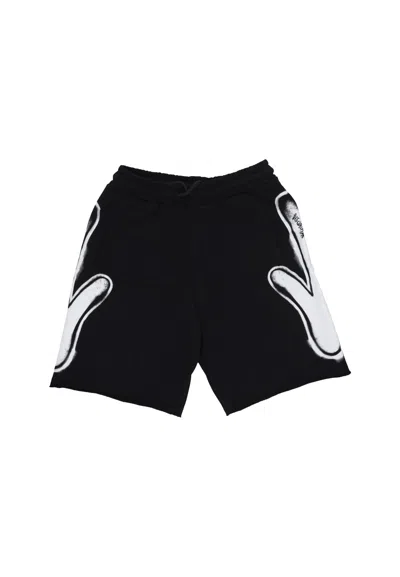 Disclaimer Short Trousers Short Black In Black