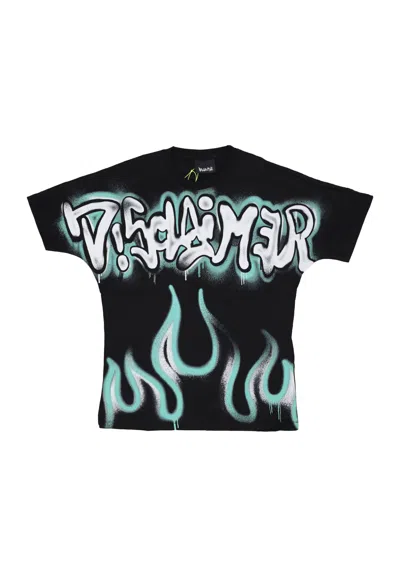 Disclaimer Men's T-shirt Big Logo Tee Black In Black