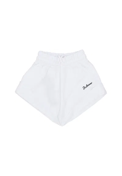 Disclaimer Women's Pants W Logo Short White/st. Black