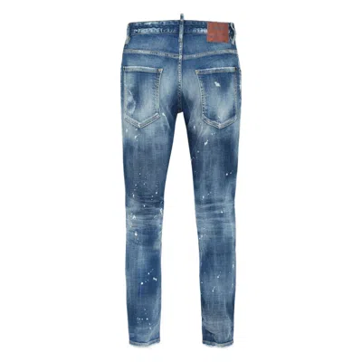 Dsquared2 Dsquared Men Slim Jeans With A Lived-in Effect