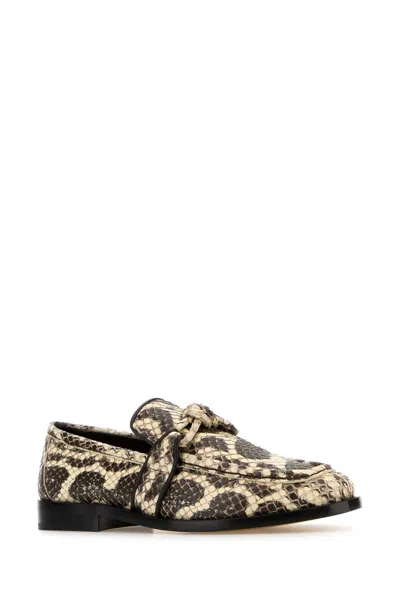 Bottega Veneta Multicolor Leather Astaire Loafers