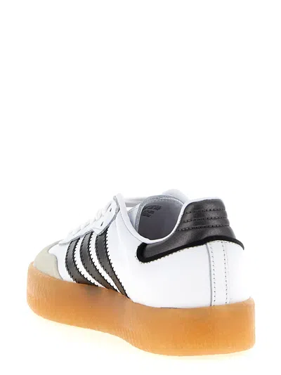 Adidas Originals Sambae Leather Sneakers In Black