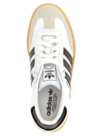 Adidas Originals Sambae Leather Sneakers In Black