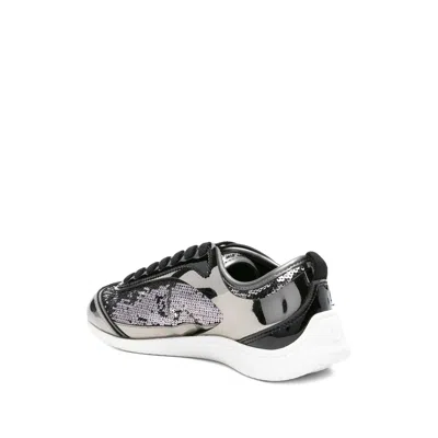 Pinko Sneakres Reby 10 With Sequins In Silver