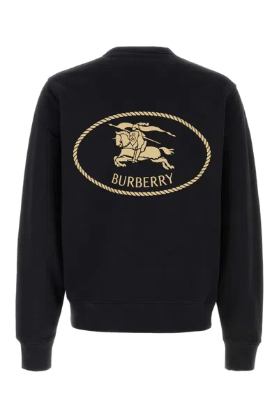 Burberry Cotton Sweatshirt With Logo Embroidery