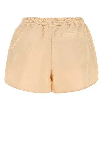 Burberry Skin Pink Nylon Blend Shorts In Neutral