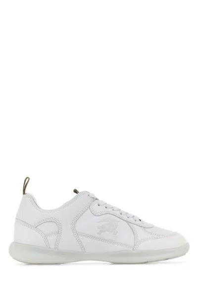 Burberry Men Matrix Sneakers In White