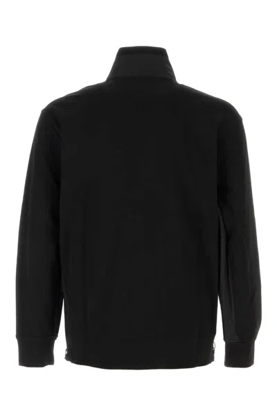 C.p. Company C.p.company Black Stretch Cotton Sweatshirt In Black
