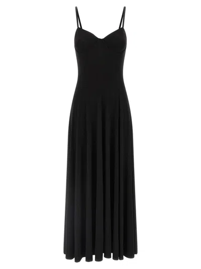 Norma Kamali Underwire Gown Dresses Black In Black