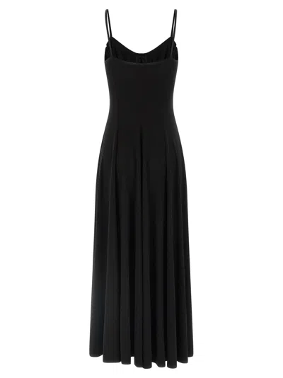 Norma Kamali Underwire Gown Dresses Black In Black