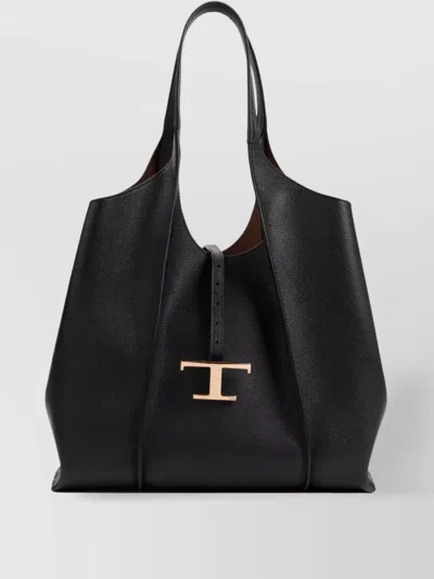 Tod's T Buckle Top Handle Shoulder Bag