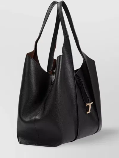 Tod's T Buckle Top Handle Shoulder Bag