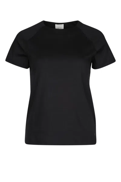 Calvin Klein Smooth Touch Modern Fit T-shirt In Black