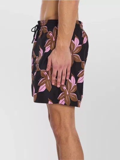 Gucci Infinity Print Swimsuit In Black