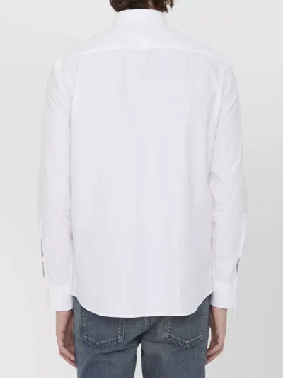Valentino Garavani Men Shirt With Rockstud Untitled Studs In White