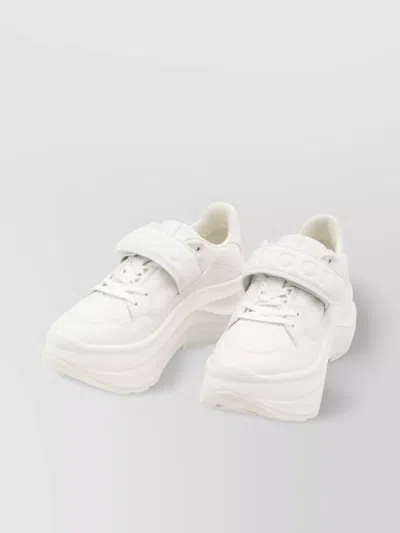 Gucci Sculpted Platform Wave Sneaker With Velcro Strap