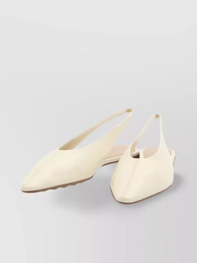 Bottega Veneta Sofia Slingback Ballerinas In Glossy Calfskin