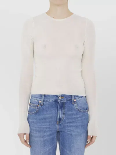 Gucci Ultra-fine Wool Jumper In White