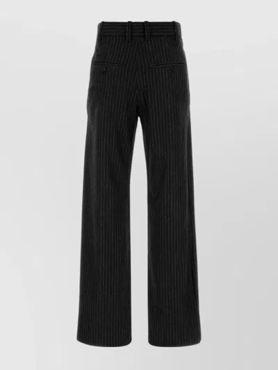 Isabel Marant Embroidered Wool Blend Lisetta Pant In Black