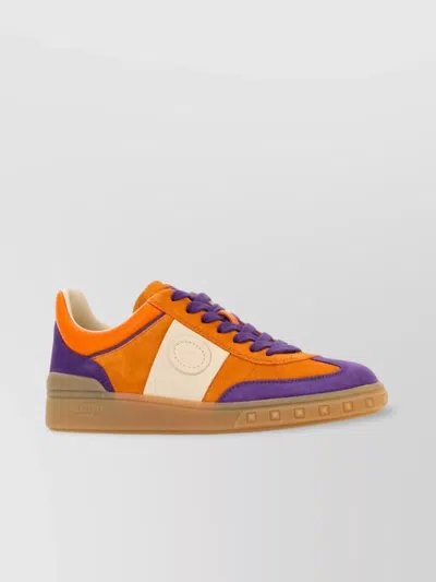 Valentino Upvillage Crosta Suede-leather Sneakers