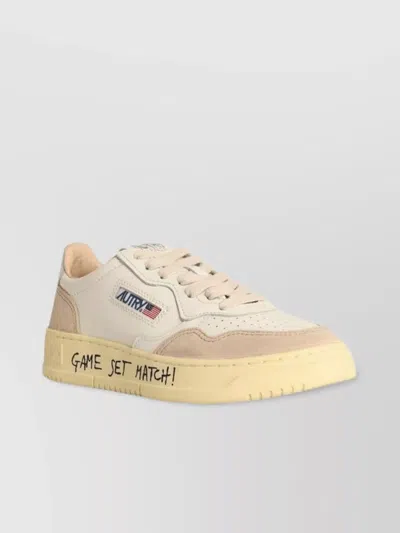 Autry 'low Top' Sneakers Leather Lettering
