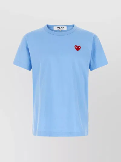 Comme Des Garçons Play Crew Neck Logo Patch T-shirt