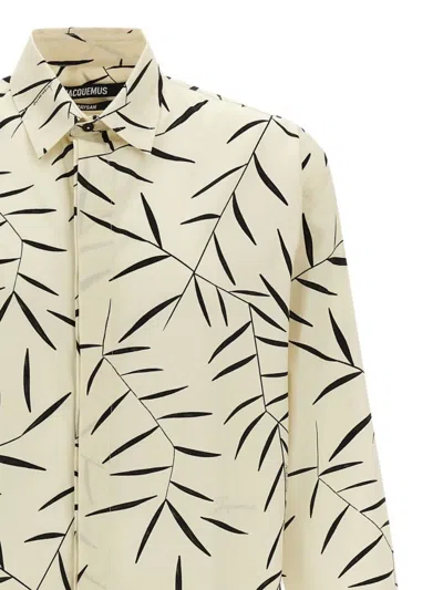Jacquemus 'simon Leaf Print Shirt'