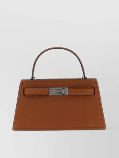 Tory Burch Mini Lee Radziwill Leather Top-handle Handbag